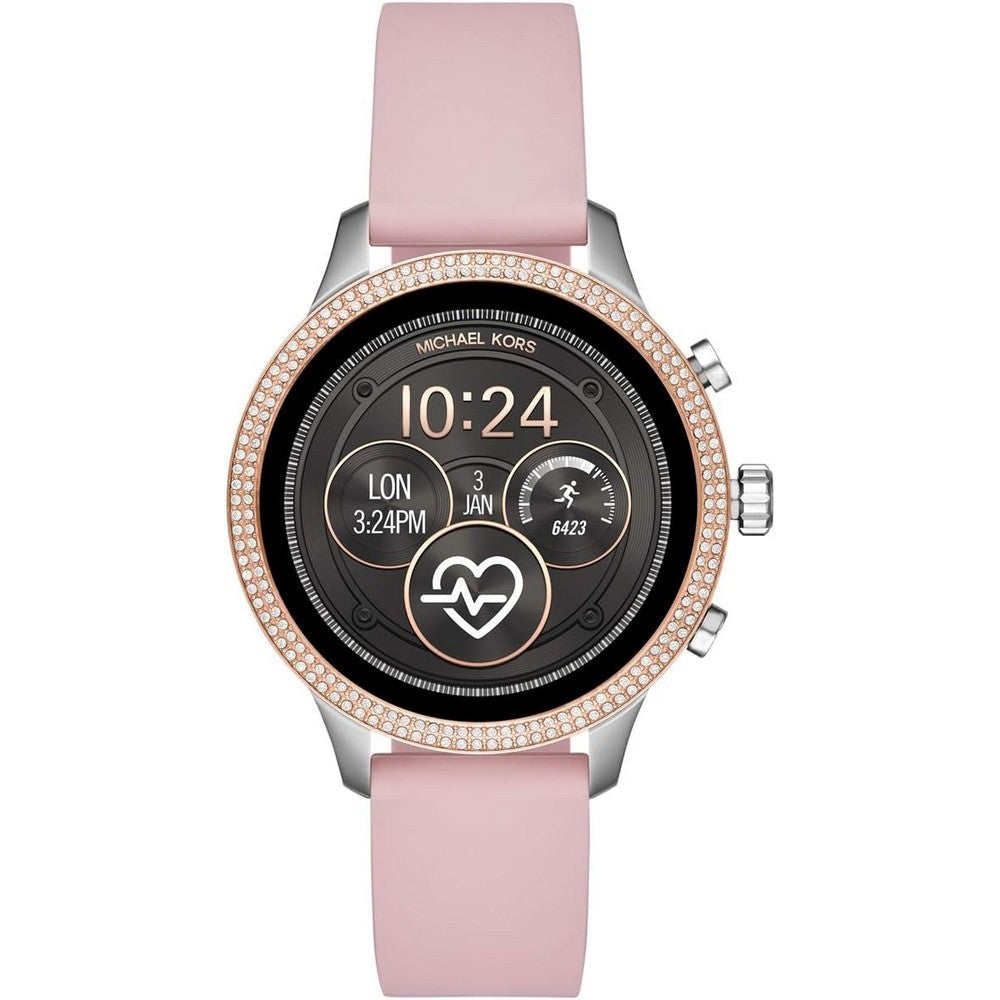Michael Kors Access Womens Runway Touchscreen Smartwatch Stainless Steel Leather watch Pink  MKT5055 Michaelkors