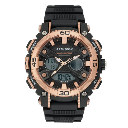 Armitron 20/5108BRG Dual Sports Analogue Digital Resin Strap Men's Watch