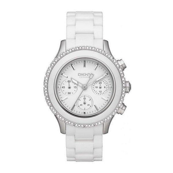 DKNY Women's Watch NY8672 - Refined Silver with Crystal Accents