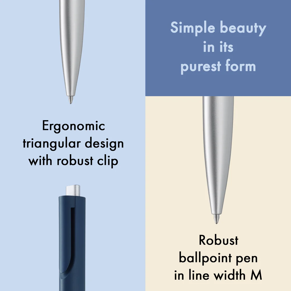 LAMY noto Ballpoint Pen Blue Silver