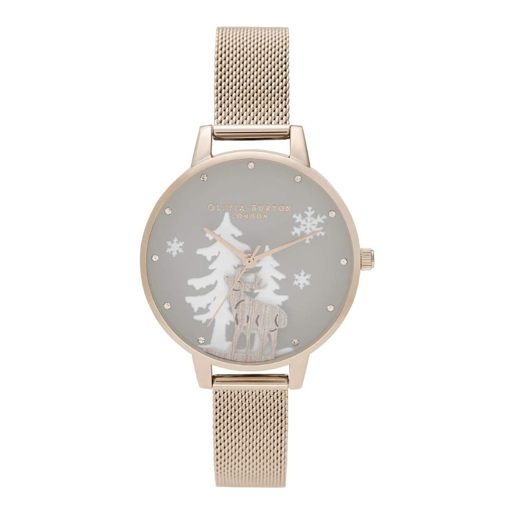 OLIVIA BURTON OB16AW01 Winter Wonderland Quartz Crystal Women's Watch