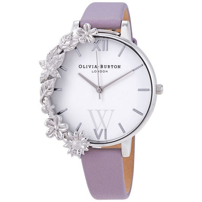 OLIVIA BURTON OB16CB05 Case Cuff White Dial Women's Watch Olivia Burton