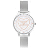 OLIVIA BURTON OB16CD02 Sweet Heart Midi Silver Women's Mesh Watch Olivia Burton