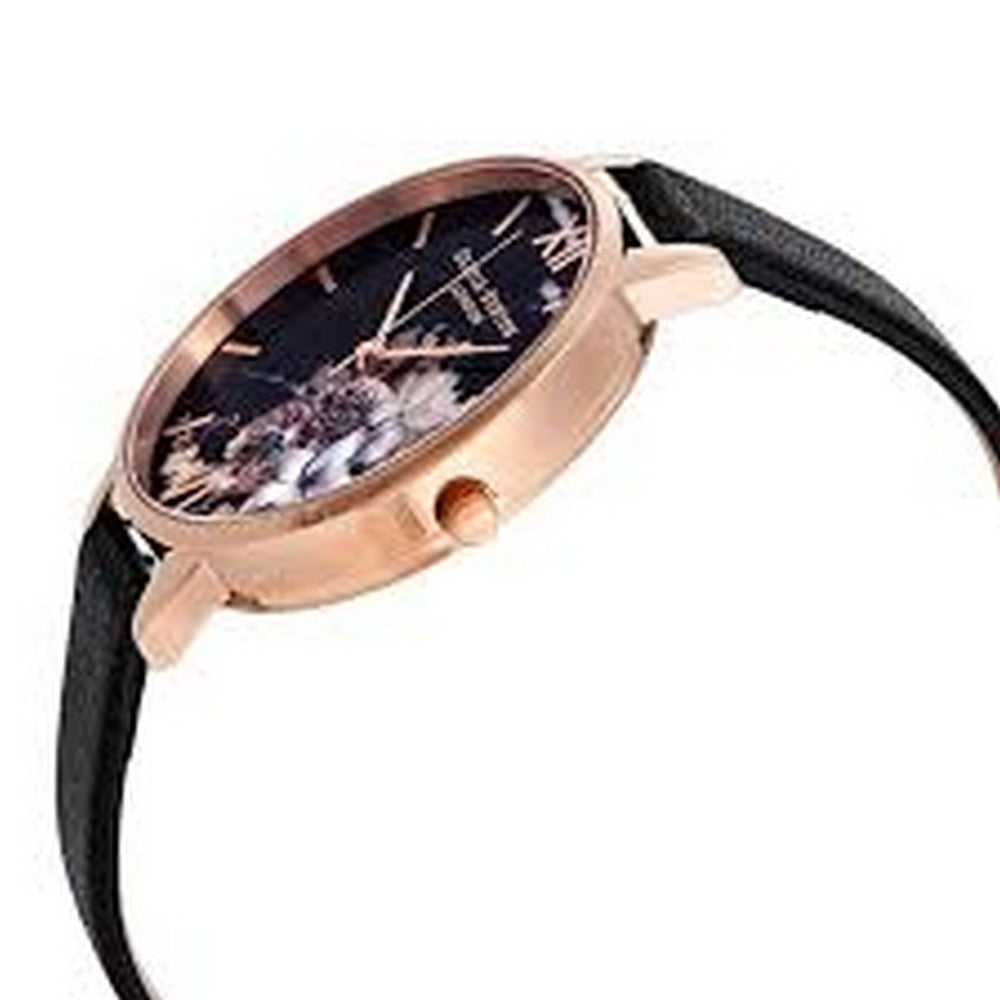 OLIVIA BURTON OB16CS01 Marble Florals Black Dial Women's Watch