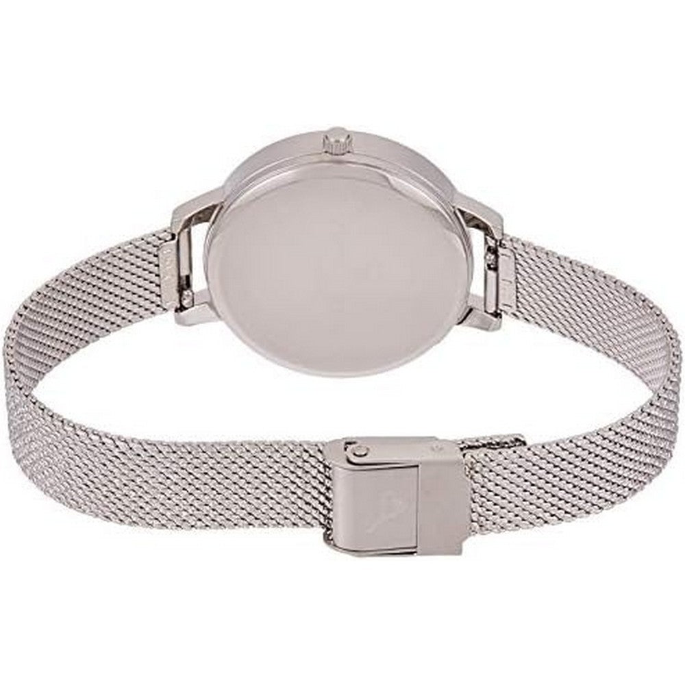OLIVIA BURTON OB16DE01 Sunray Boucle Silver & Rose Gold Women's Mesh Watch Olivia Burton
