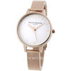 OLIVIA BURTON OB16DE10 Demi White Dial Pale Rose Gold Women's Mesh Watch