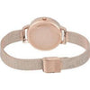 OLIVIA BURTON OB16DE10 Demi White Dial Pale Rose Gold Women's Mesh Watch