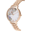 Olivia Burton OB16EG135 Enchanted Garden Rose Gold Watch
