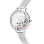 OLIVIA BURTON OB16EG136 Demi Silver Women's Mesh Watch