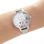 OLIVIA BURTON OB16EG136 Demi Silver Women's Mesh Watch