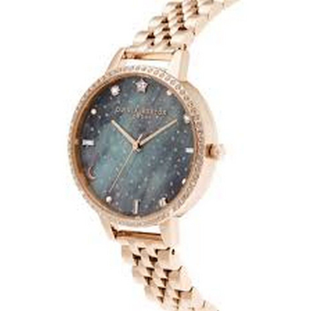 OLIVIA BURTON OB16GD66 Northern Lights Demi Dial Rose Gold Women's Bracelet Watch