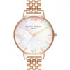 Olivia Burton Mother of Pearl Rose Gold Watch OB16MOP03