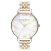 OLIVIA BURTON OB16MOP06 Big Dial Mother of Pearl Dial Two-Tone Women's Watch Olivia Burton