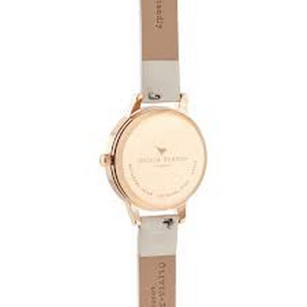 OLIVIA BURTON OB16WL75  Illustrated Cat Vegan Nude & Gold Women's Watch