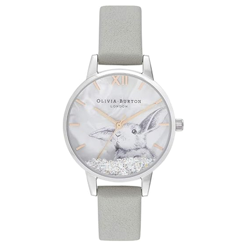 OLIVIA BURTON OB16WL86 Winter Wonderland Dial Gray Strap Women's Watch Olivia Burton