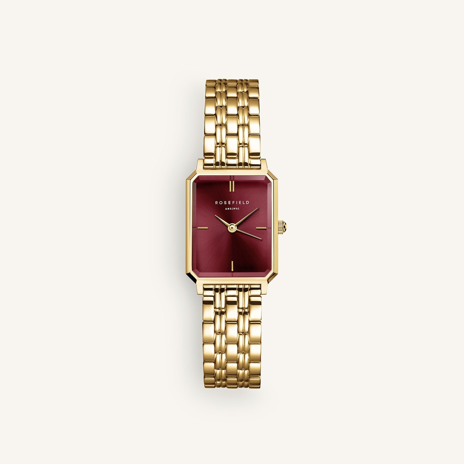 Rosefield OBGSG-O83 Octagon XS Burgundy Women's Watch