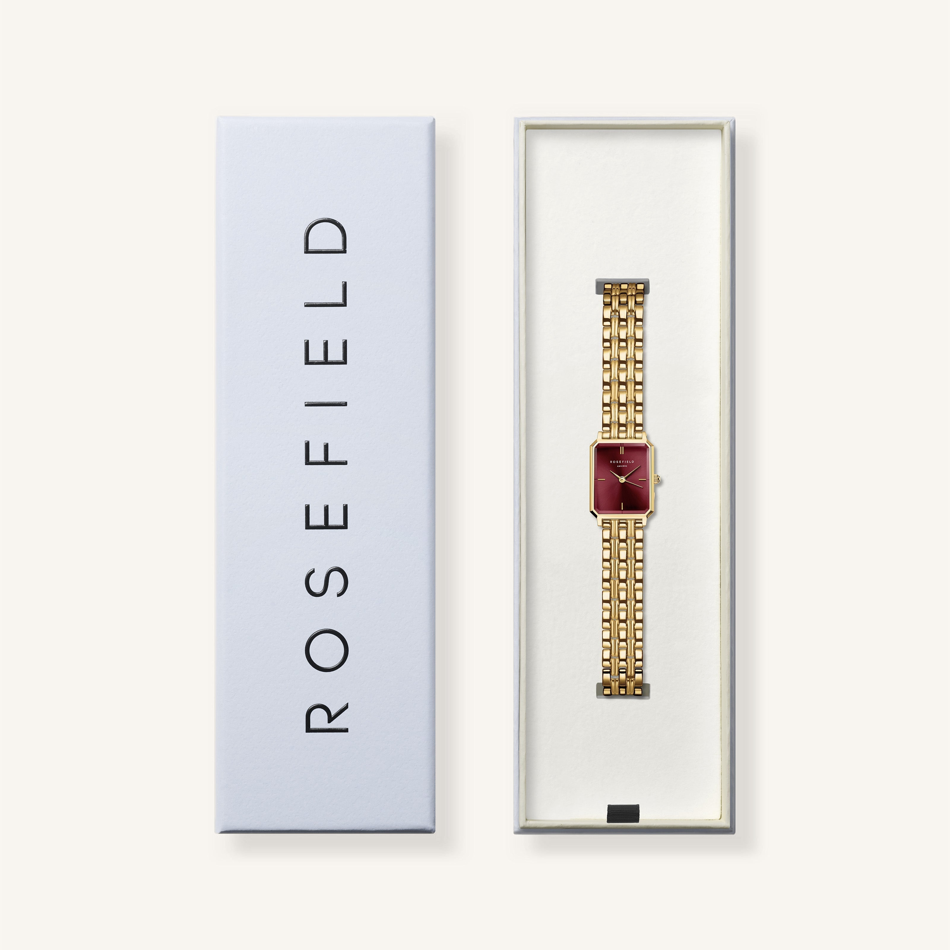Rosefield OBGSG-O83 Octagon XS Burgundy Women's Watch