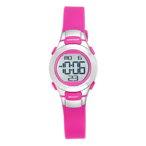 Armitron 45/7012 Sport Women's Digital Chronograph Resin Strap Watch