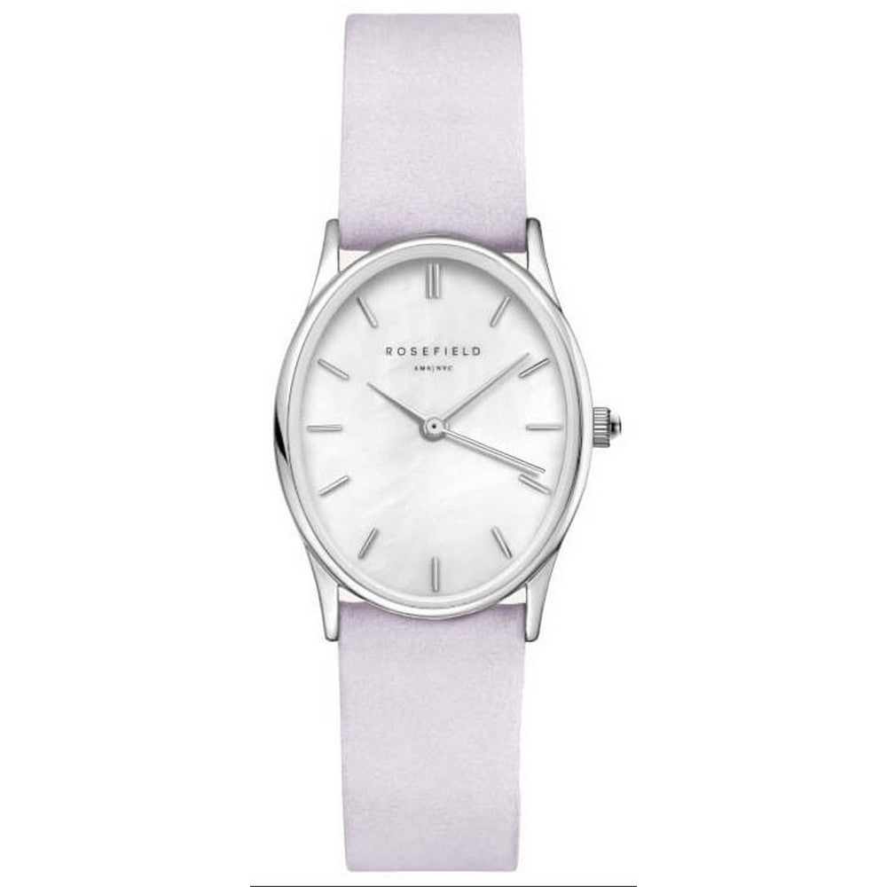 ROSEFIELD THE OVAL WHITE MOP LILAC NUBUCK SILVER  OWLLS-OV06 Rose Field