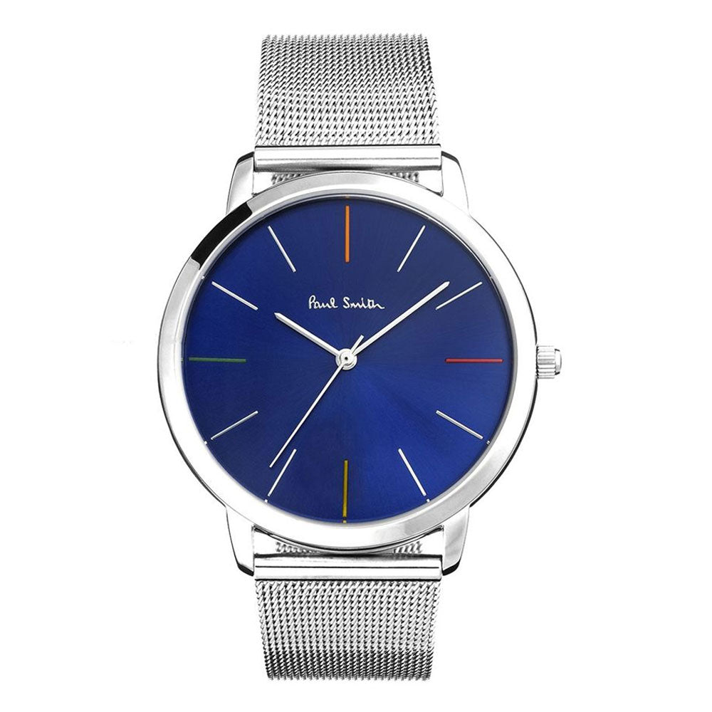 PAUL SMITH P10058 Analogue Blue Dial Men's Mesh Bracelet Watch