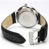 PAUL SMITH P10084 White Dial Black Leather Strap Men's Watch Paulsmith