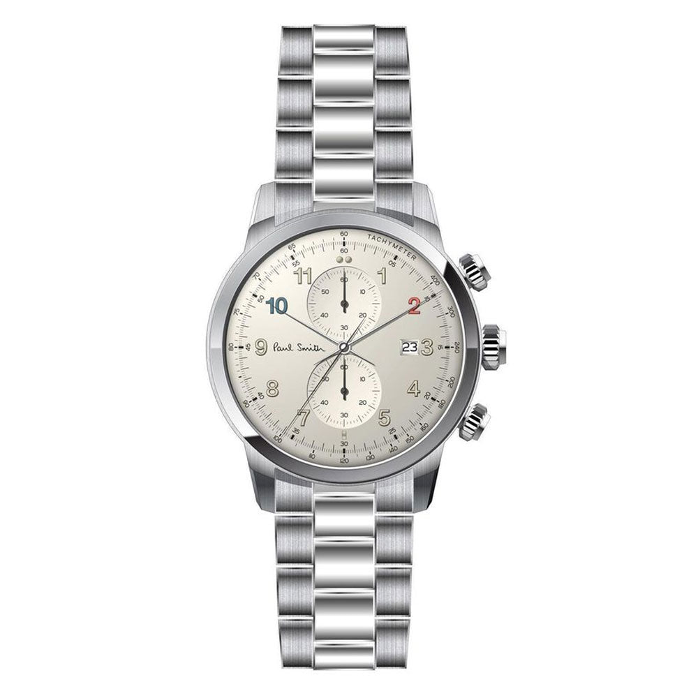 PAUL SMITH P10142 Gauge Chronograph Stainless Steel Men's Bracelet Watch