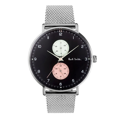 PAUL SMITH PS0070006 Track Chronograph Unisex Mesh Bracelet Watch Paulsmith