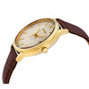 Seiko SGEH86P1 Beige Dial Leather Strap Analog Quartz Men's Wristwatch