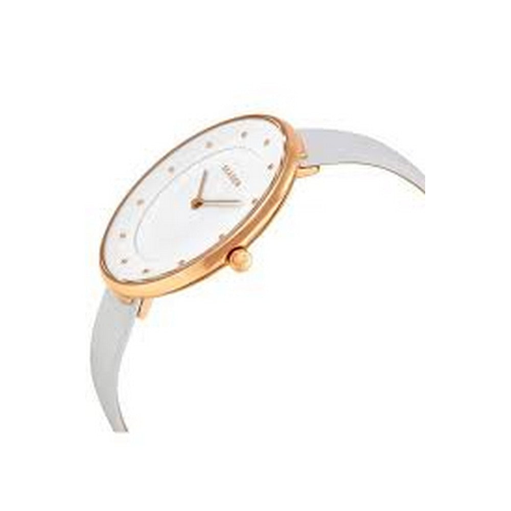 SKAGEN SKW2291 Gitte White Dial White Leather Women's Watch Skagen