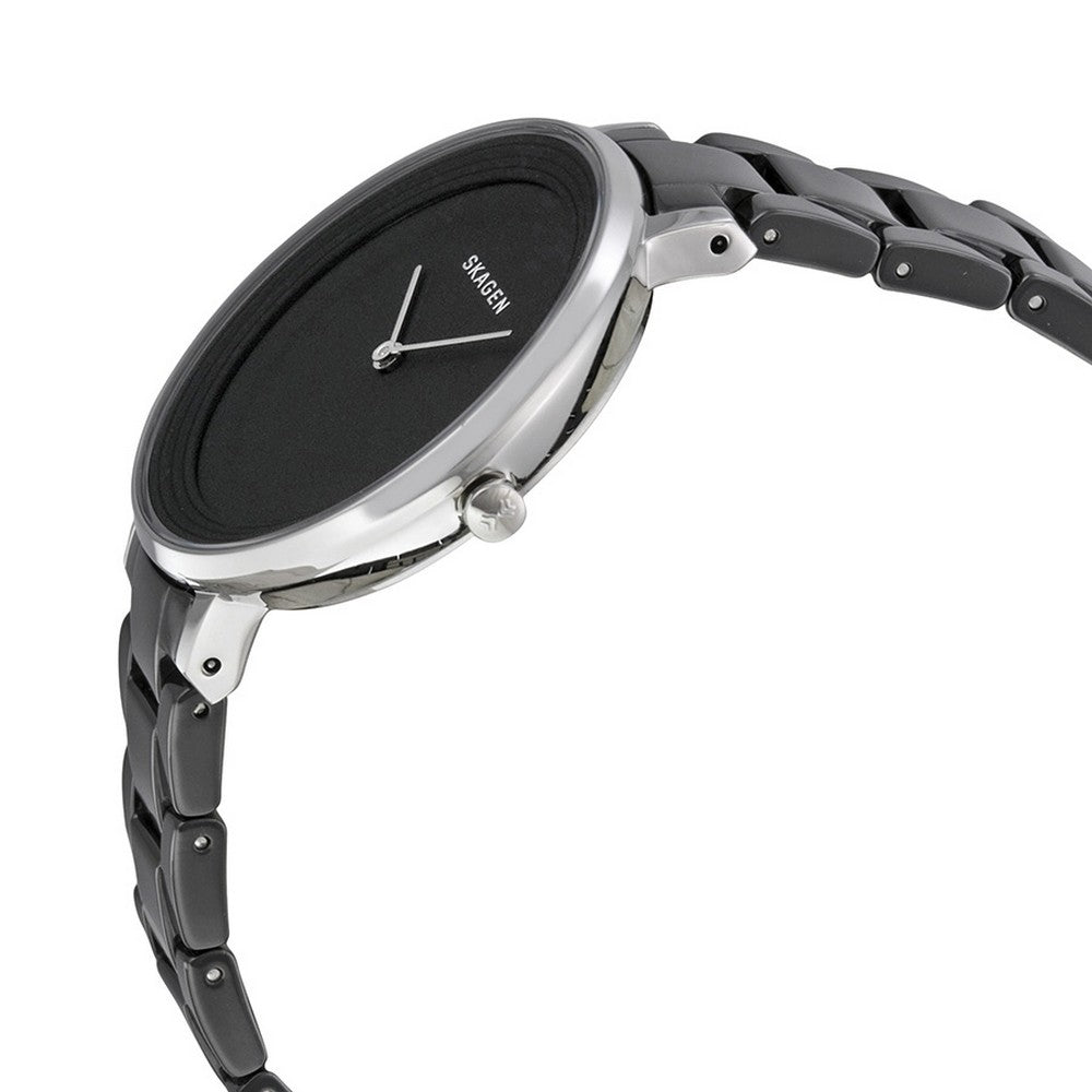 SKAGEN SKW2303 Ditte Black Dial Black Ceramic Women's Watch