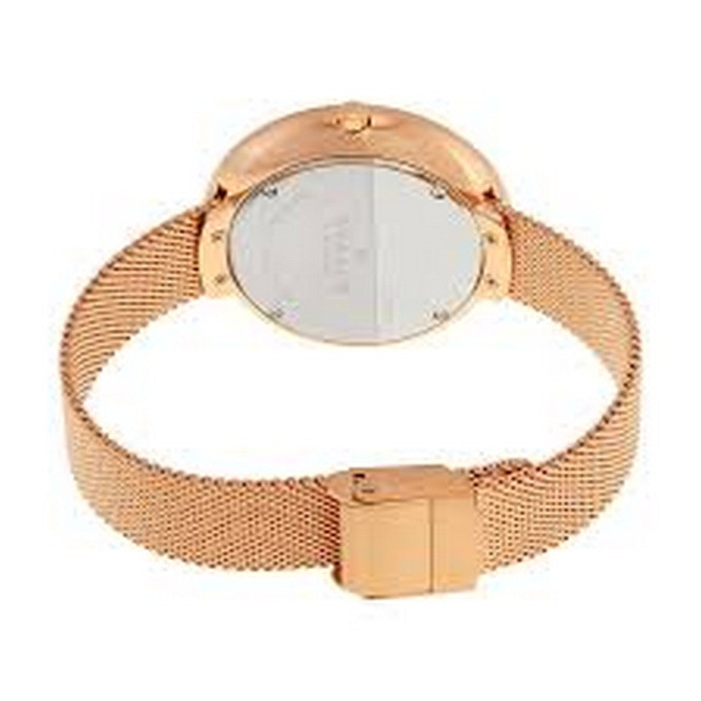 SKAGEN SKW2371 Gitte Moon phase Black Dial Rose Gold tone Women's Mesh Watch