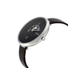SKAGEN SKW2372 Gitte Moon Phase Black Dial Black Leather Women's Watch
