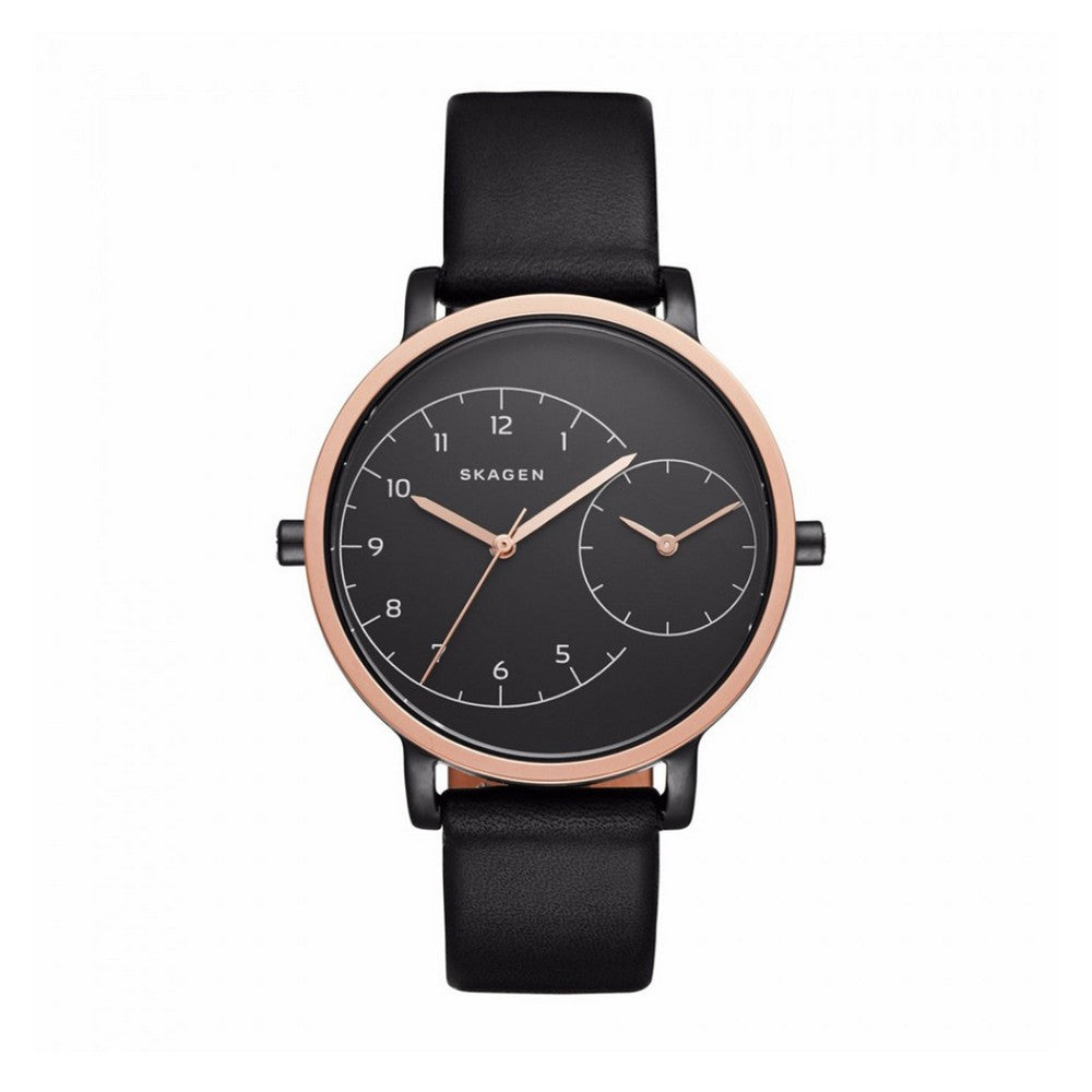 SKAGEN SKW2475 Hagen Black Dial Dual Time Women's Watch Skagen