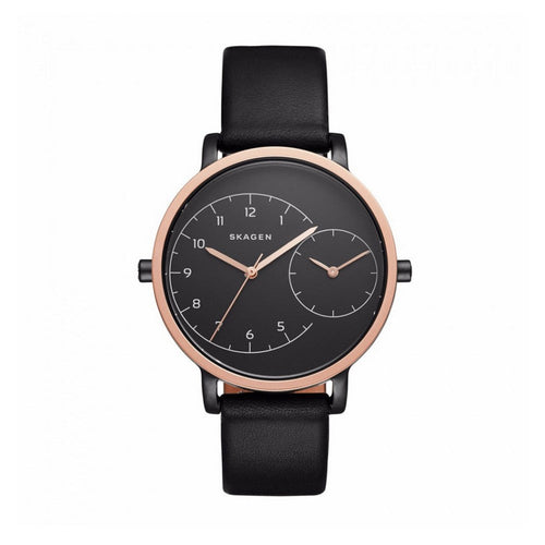SKAGEN SKW2475 Hagen Black Dial Dual Time Women's Watch Skagen