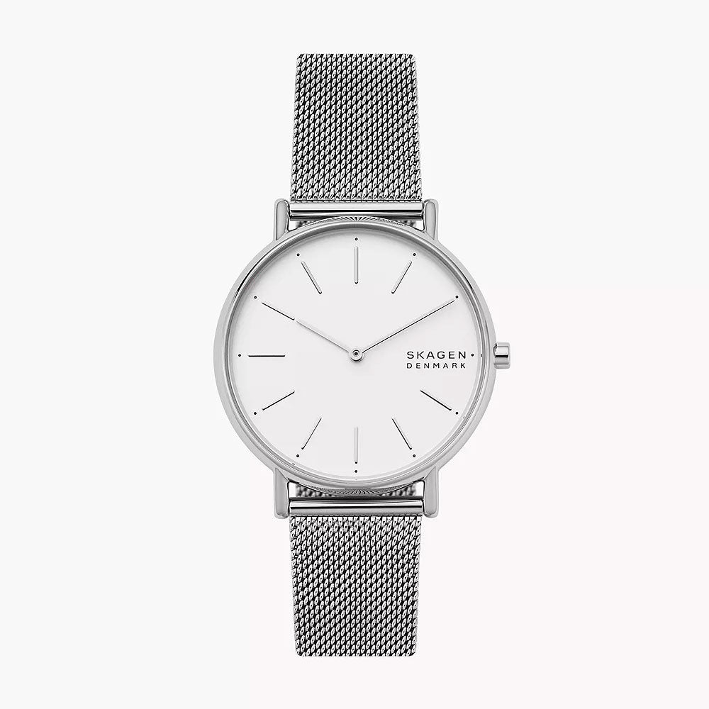 SKAGEN SKW2785 Signatur Silver-Tone Steel Women's Mesh Watch