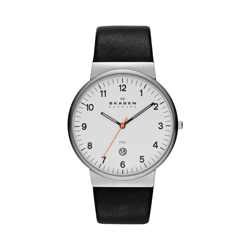 SKAGEN SKW6024 Classic White Dial Black Men's Watch Skagen