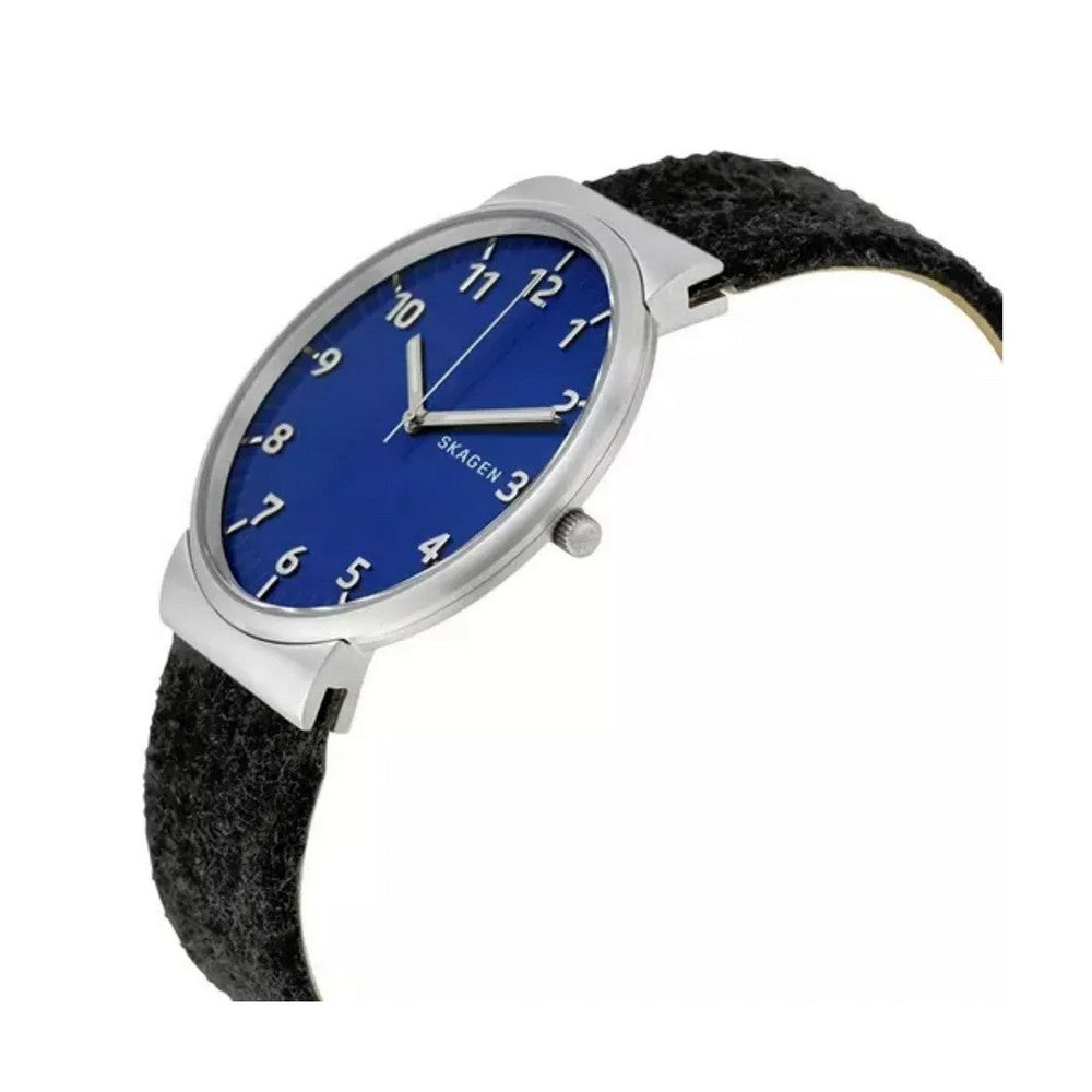 SKAGEN SKW6232 Ancher Blue Dial Black Felt Strap Men's Watch