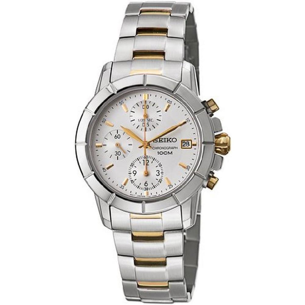 seiko SNDY25P1  Two Tone Bracelet Chronograph  Women's Watch seiko