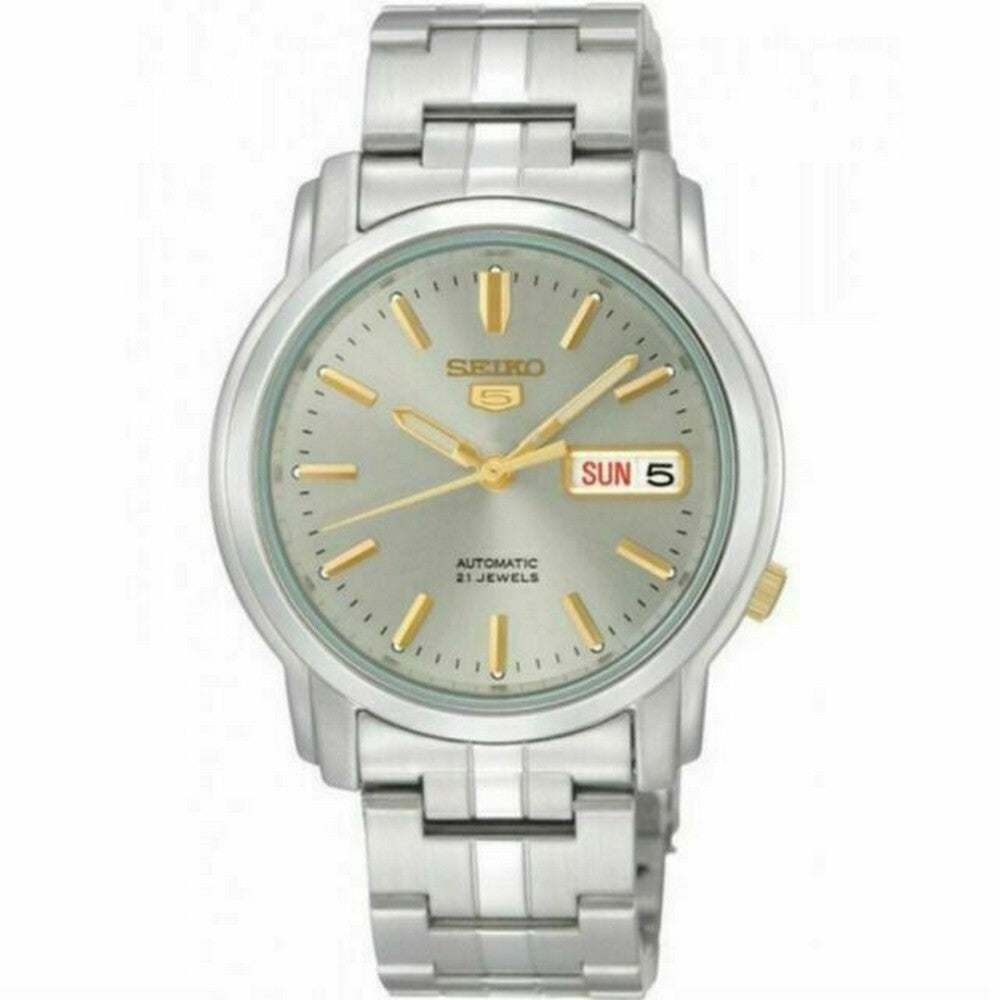 SNKK67K1 Seiko 5 Automatic Mens Analog Grey Business Automatic Seiko seiko