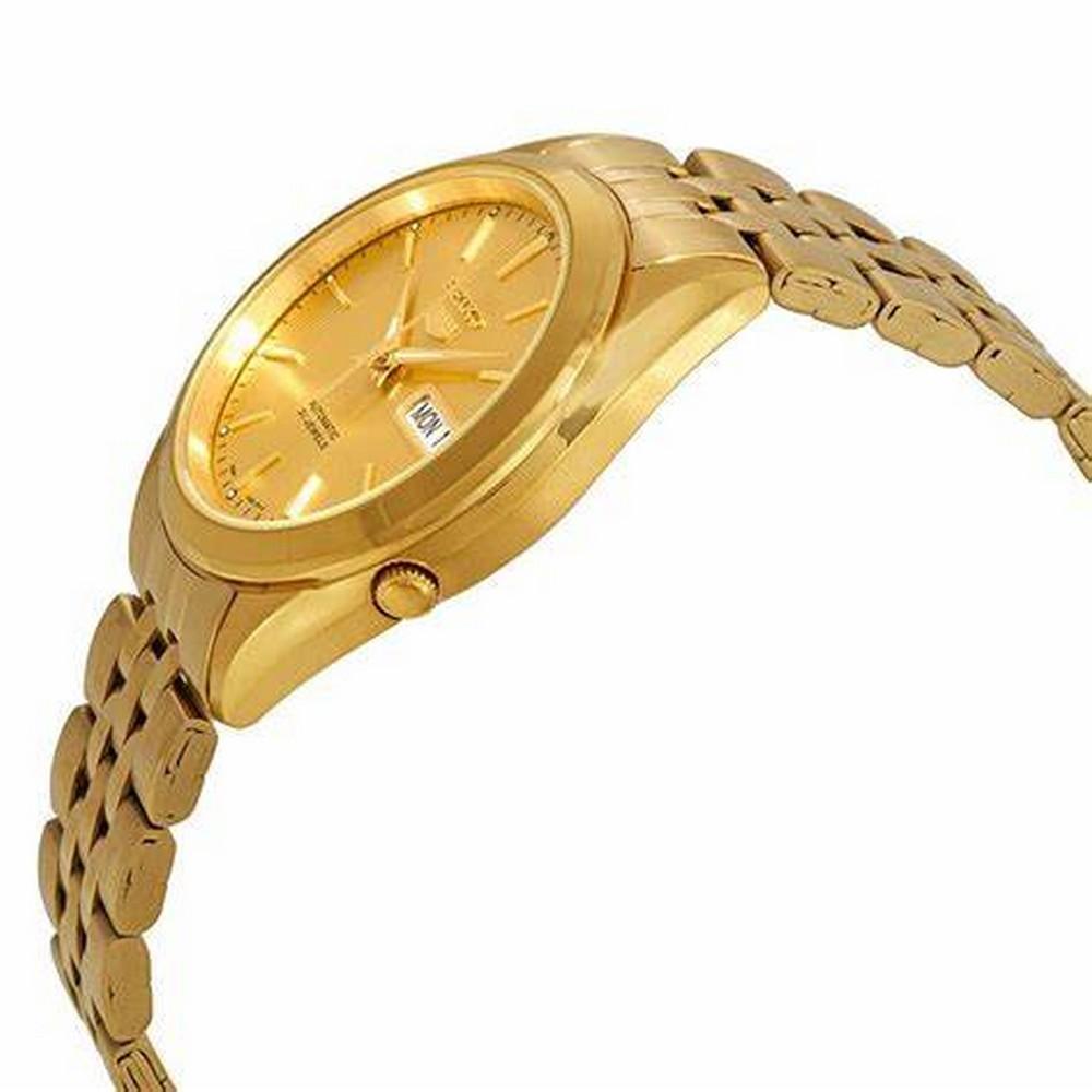 Seiko SNKK98K15 Automatic Gold Dial Anlog Quartz Men's Watch