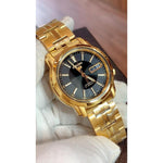 Seiko 5 SNKL88K1 Black Dial Golden Chain Automatic Men's Watch