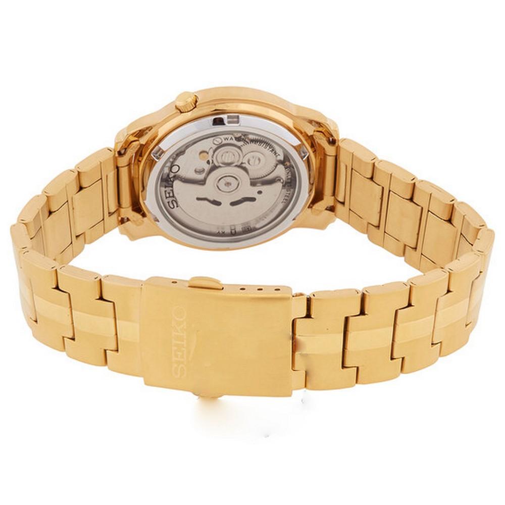 Seiko SNKL88K1 Black Dial Golden Chain Series 5 Men's Automatic Watch seiko