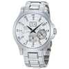 Seiko SNP001P1 White Dial Silver Stainless Steel Series 5 Men's Automatic Watch seiko