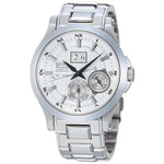 Seiko SNP001P1 White Dial Silver Stainless Steel Series 5 Men's Automatic Watch seiko