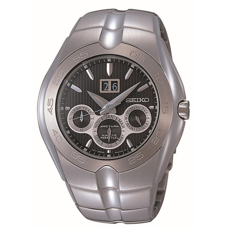 Seiko SNP011P2 Black Dial Stainless Steel Chian Series 5 Men's Automatic Watch seiko