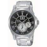 Seiko SNP021P1 Black Dial Silver Stainless Steel Chain Series 5 Men's Automatic Watch seiko