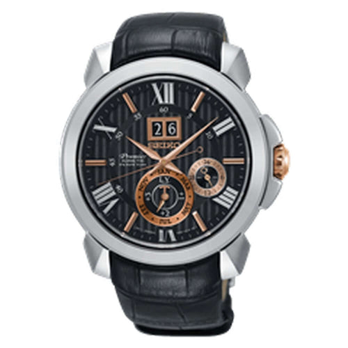Seiko Analog Black Dial Men's Watch-SNP149P2 seiko
