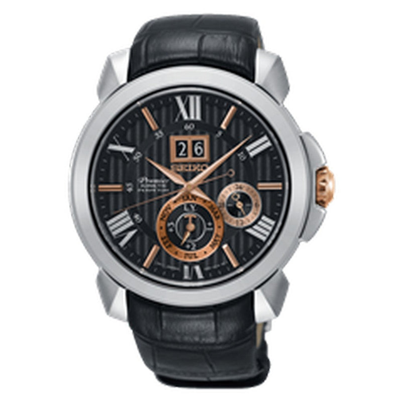 Seiko Analog Black Dial Men's Watch-SNP149P2 seiko