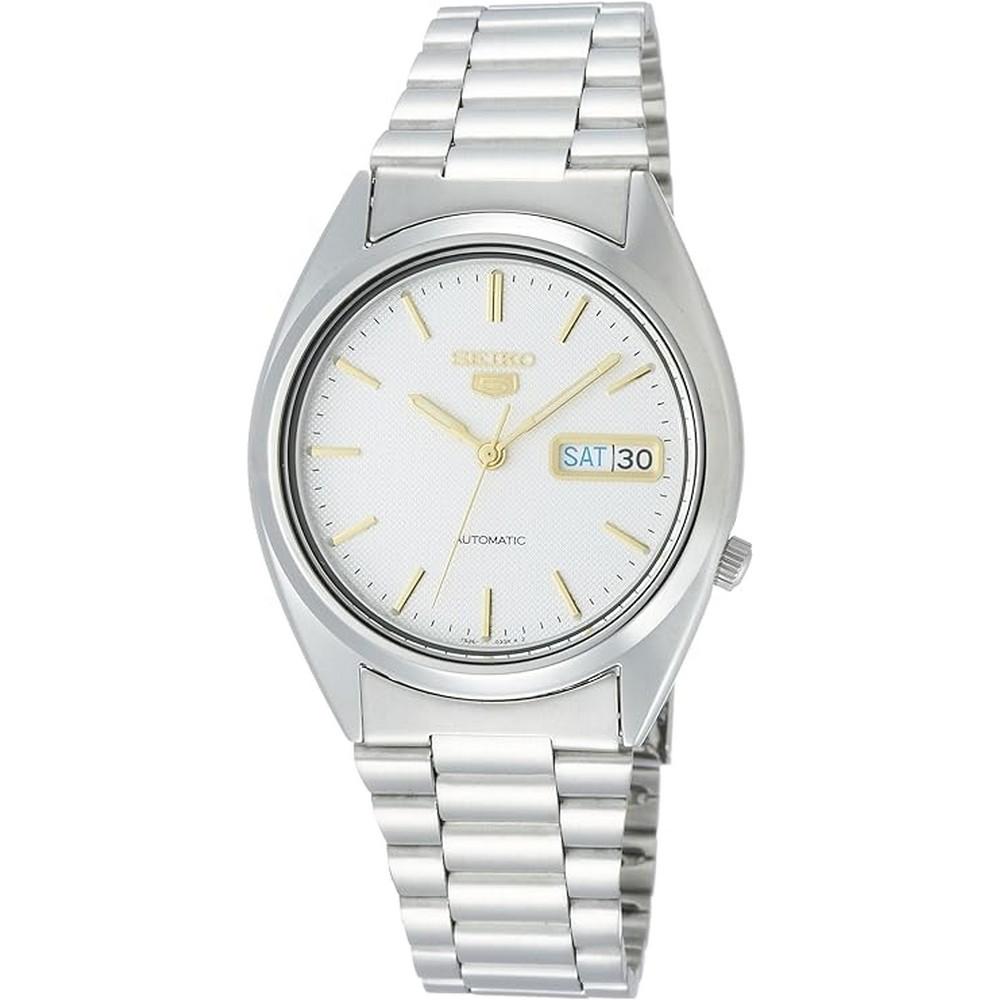 Seiko SNXG47K1 Silver Dial Silver Chain Series 5 Men's Automatic Watch