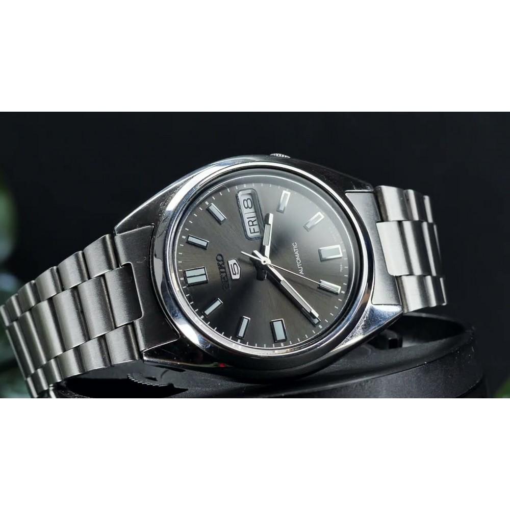 Seiko SNXS79K1 Black Dial Silver Stainless Steel Series 5 Men's Automatic Watch